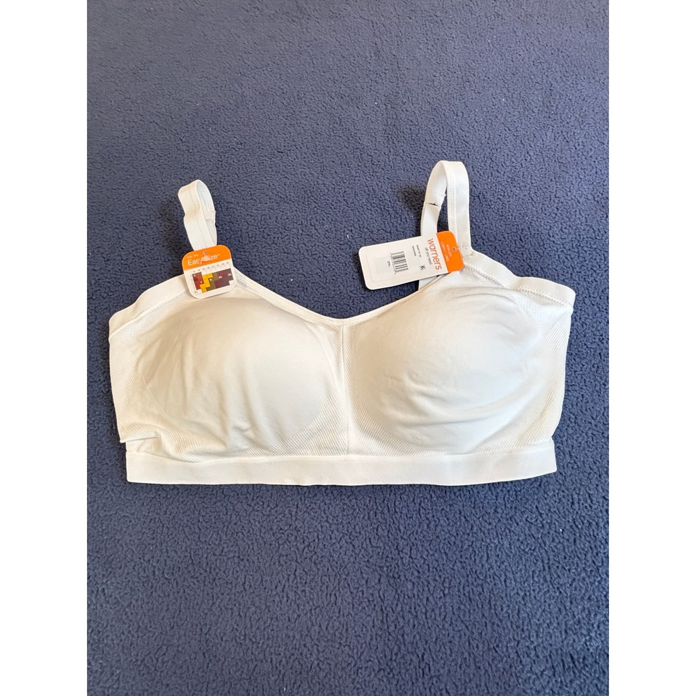 Warners Blissful Benefits White Wireless Side Smoothing Bra 2XL NWT RM1291W